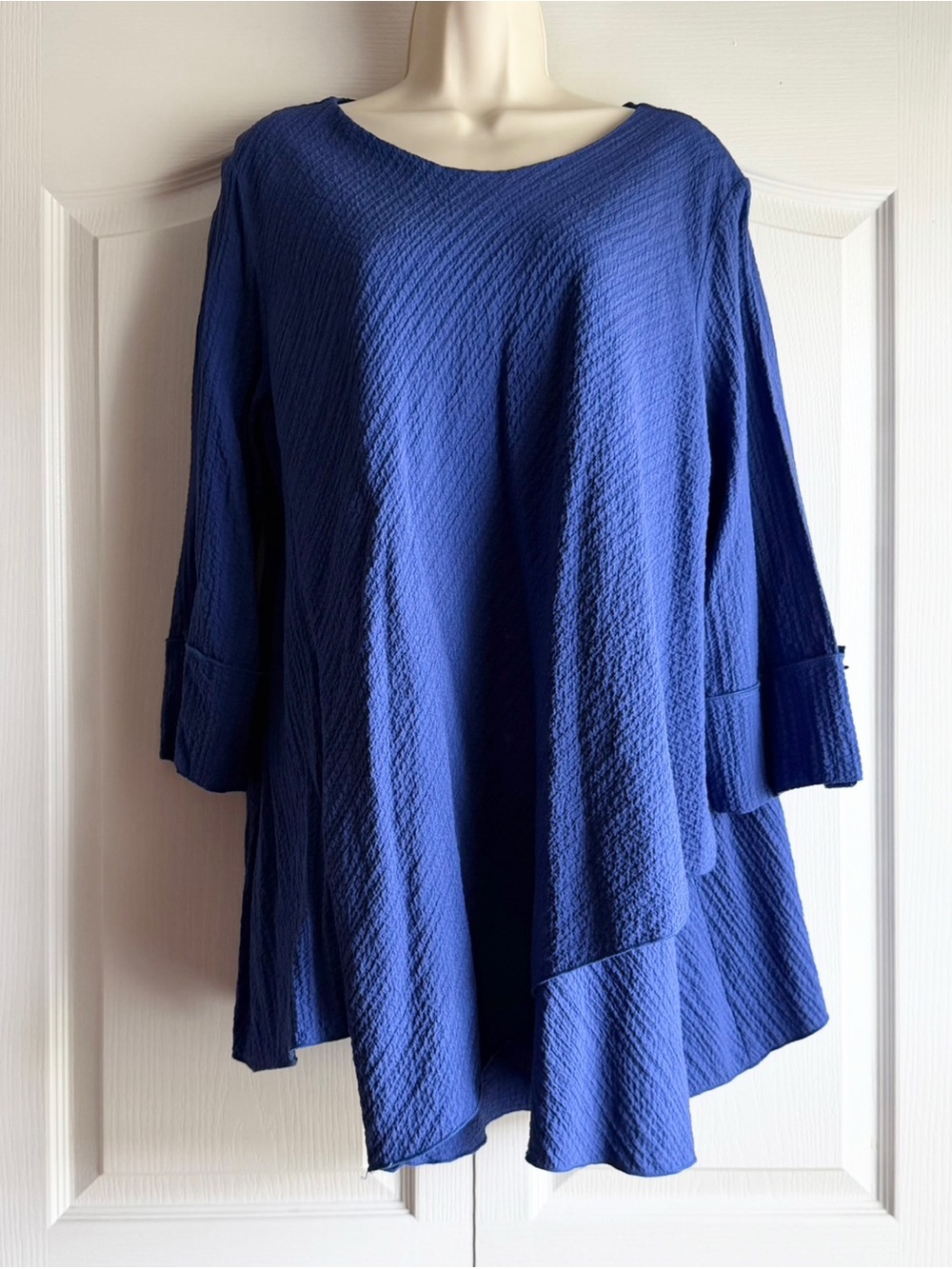 Gump’s Crinkle Asymmetrical Top